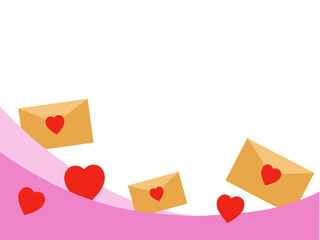 Heart Background Valentines Day Illustration