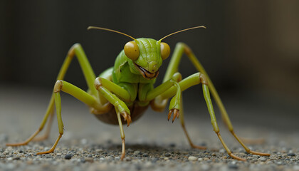 Praying Mantis Close-Up