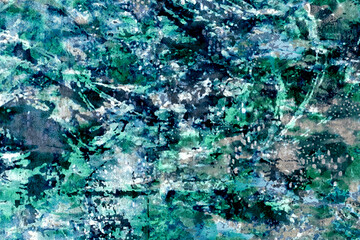 Floral Carpet abstract Pattern in high definition texture isolated on white canvas with trending colors
