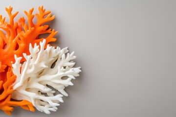 Colorful coral pattern depicting ocean biodiversity, marine texture highlighting ecosystem, sea life preservation focus, environment protection concept