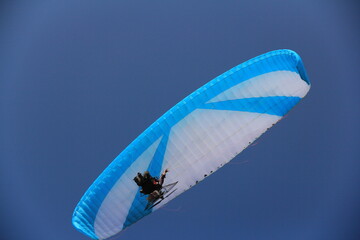 the paratroopers are hovering in the sky