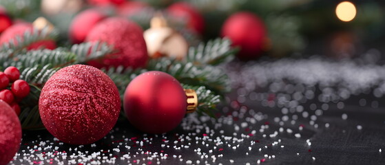 Wishing you a Merry Christmas and a Happy New Year – a festive greeting card for the holiday season