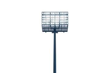 Isolated Stadium Floodlight