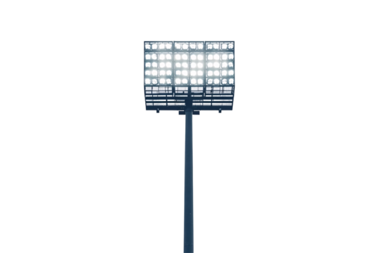 Isolated Stadium Floodlight