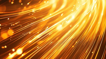 Golden Light Streaks Abstract Background Design