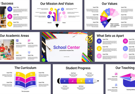 School Center Presentation Template