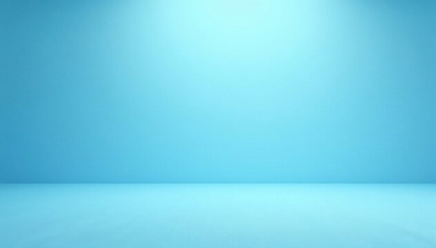 Perspective floor, light blue gradient backdrop Ideal for artwork or product shots , presentation, stage, professional