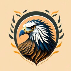 Obraz premium Logo in the form of an eagle