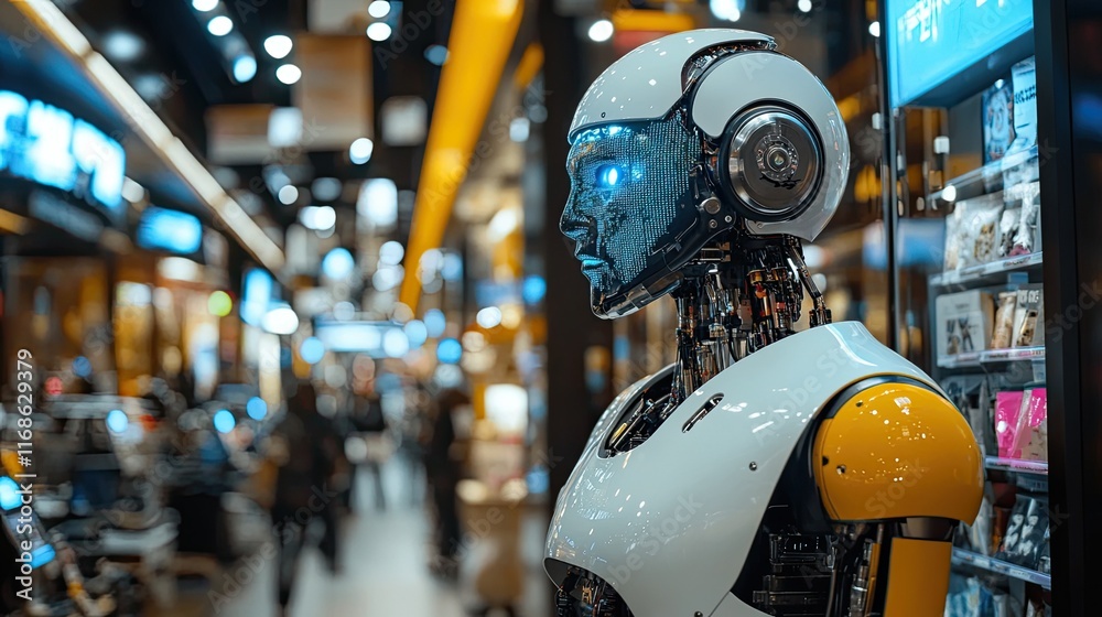 Poster ai platforms analyzing vast amounts of consumer data to create tailored experiences and predict futu