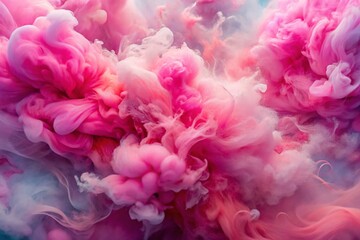 Fototapeta premium Aerial View Abstract Pink Watercolor Texture Background - Soft Pastel Design