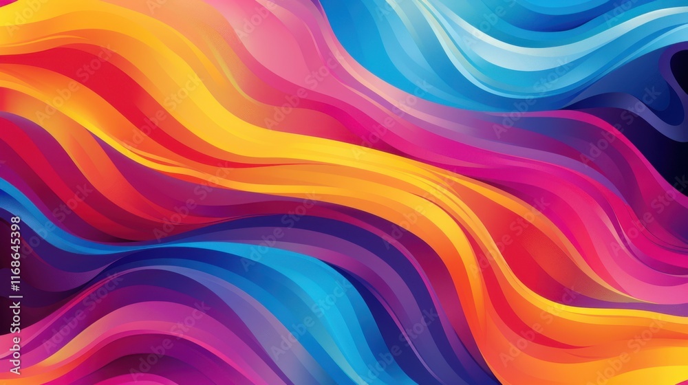 Poster abstract background with dynamic effect. modern pattern. vector illustration for design