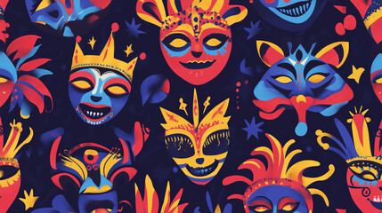 Naklejka premium carnival background