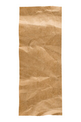 Brown paper png sticker, transparent background