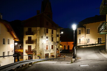 Pieve di Livinallongo, abends