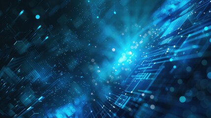 abstract blue technology background