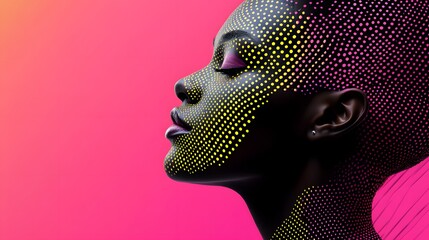 silhouette of a person in a mask