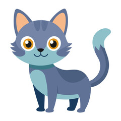 cat.small illustration on white background.