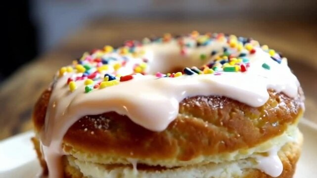 donut with sprinkles