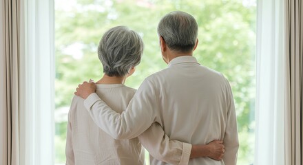 老夫婦 - 後ろ姿 - 人生 - 老後の生活