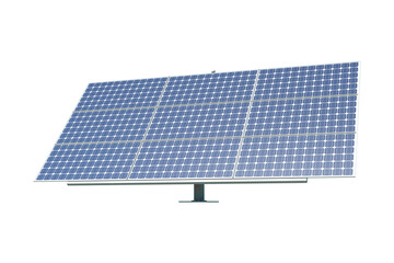 Solar panel png 3D clipart, sustainable electricity source on transparent background