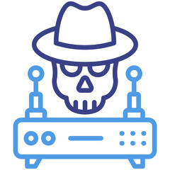 Wireless Hacking Icon