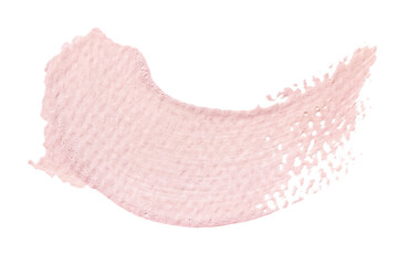 Pink acrylic brush stroke transparent png