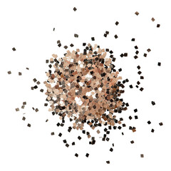 Dusty gold particles pattern background transparent png