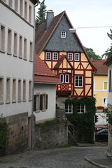 Fototapeta na wymiar Strauer Torweg in Kronach
