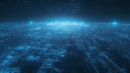 Futuristic Control Station Displaying Multi-Layer Governance Maps in Cinematic Style