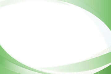 Obraz premium Green curve frame template design element