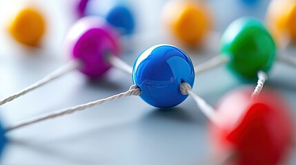 Expanding business networks visualized through interconnected nodes and partnerships