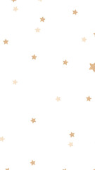 Golden png stars glitter pattern for kids