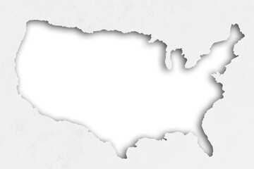 Png US broken wall mockup, transparent background
