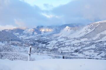 vall&eacute;e de la Jordanne hiver 