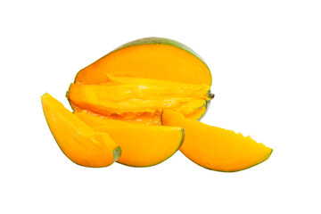 ripe mango isolated