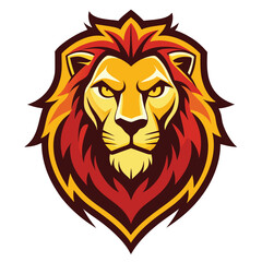 Lion Head Vector Illustration for Tattoo and Design