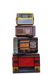 retro radio isolated