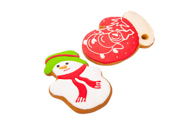 Christmas cookies isolated