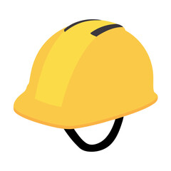 vector illustration of hard hat