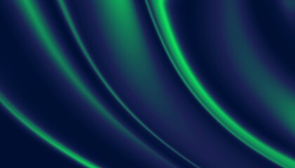 Blue and green waves abstract gradient blurry background