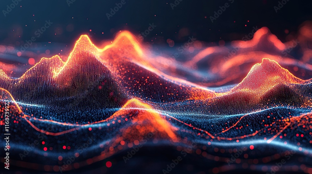 Poster real-time data visualizations improving insights with business analytics tools.