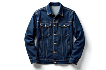 Dark Blue Denim Trucker Jacket