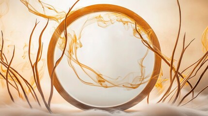 Obraz premium Moody abstract scene with mist 