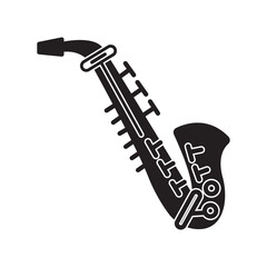 Obraz premium Saxophone Icon or Illustration