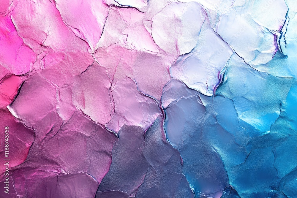 Poster Vibrant gradient painting creating textured abstract background