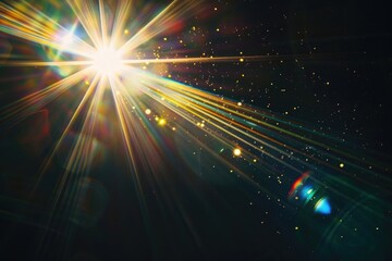 Obraz premium Create high quality images with lens flare effects for overlays.