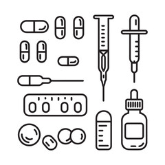Medical icon vector