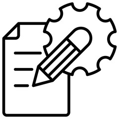 Settings Outline Icon