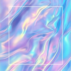 Obraz premium Sleek abstract waves of color digital artwork vibrant environment modern aesthetics