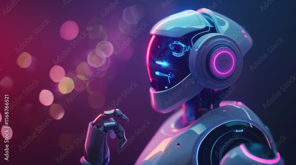 Poster chatbot conversation ai artificial intelligence technology online customer service.digital chatbot, 